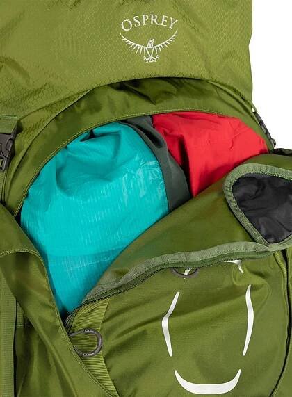 Trekový batoh Osprey Aether 55 - garlic mustard green