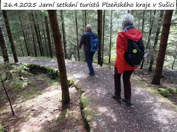 Klub českých turistů Domažlice - Jarní setkání turistů Plzeňského kraje v Sušici dne 26. 4. 2025
