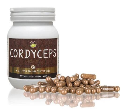 ES Cordyceps PREMIUM 100 kapslí