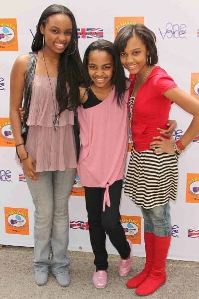 Lauryn McClaine, China Anne McClain, and Sierra McClaine attend the Fifth Annual Kidstock Music and Arts Festival on June 5, 2011 in Beverly Hills, California. 
