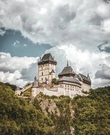 Karlstejn castle and Konopiste chateau