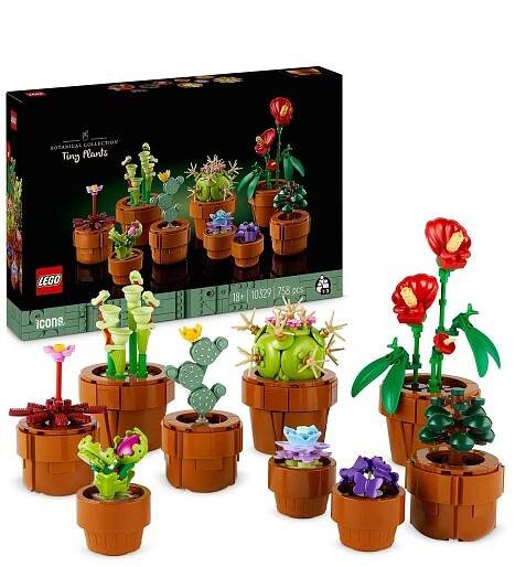 Miniaturní rostliny 10329 stavebnice LEGO ICONS