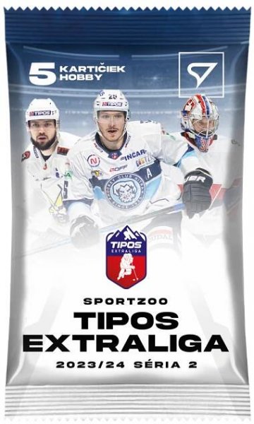 2023-24 Sportzoo Tipos Extraliga Série 2 Hockey Hobby Balíček