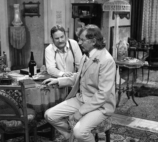 Pan Kobkán vdává dceru - Z filmu - Ilja Prachař, Vlastimil Hašek