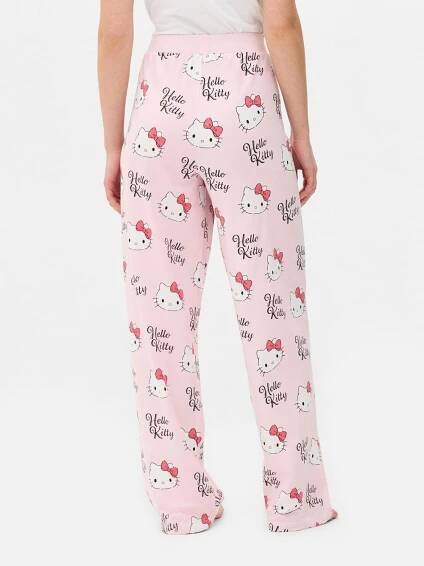Široké pyžamové kalhoty Hello Kitty