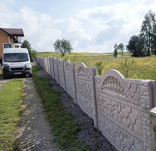 Realizácia 7 – Betónový plot vzor číslo 2 - Powerbeton