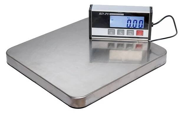LESAK KD-PSLP, 150kg/50g, 360mmx410mm, můstková váha Kvalitní můstková váha nejen na pivní sudy - LeonScale.cz