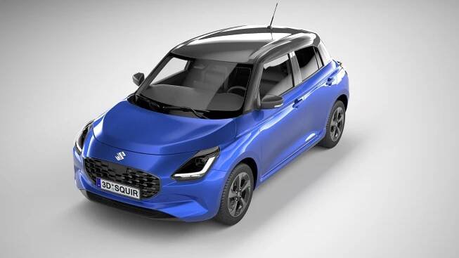 Suzuki Swift 2024 model https://p.turbosquid.com/ts-thumb/wM/hT3VDJ/sP/suzuki_swift_2024/jpg/1713683025/1920x1080/turn_fit_q99/17b38ca94c5ba6331b07e5de9fcdc0c570947259/suzuki_swift_2024-1.jpg