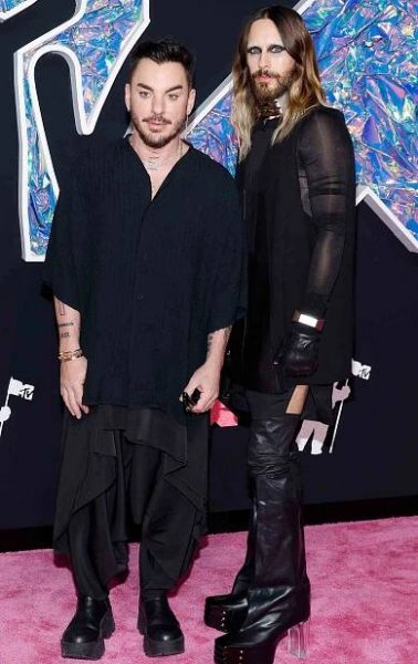 Shannon Leto and Jared Leto of Thirty Seconds to Mars attend the 2023 MTV Video Music Awards on September 12, 2023 in Newark, New Jersey.