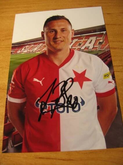 # # # Jan Bořil - fotbal - Slavia Praha - orig. autogram - Ostatní sběratelské předměty
