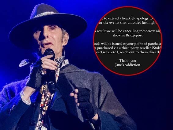Jane's Addiction Apologizes To Fans After Fight Onstage In Boston