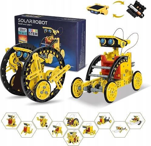 Hračka OMWay solární robot žlutý | Aukro
