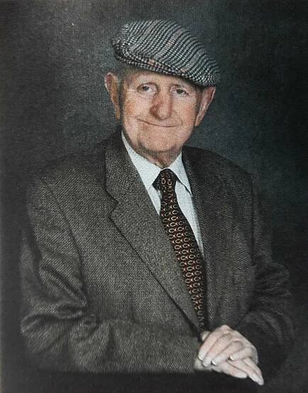 John Fenmor-Collins. This photo was used at John's Memorial Service in September 2017. 