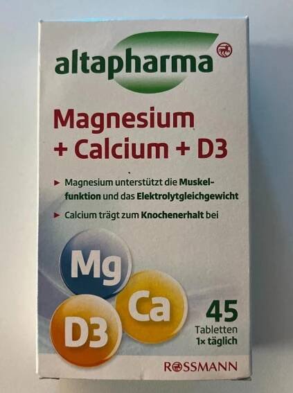 Magnesium + Calcium + D3 Altapharma