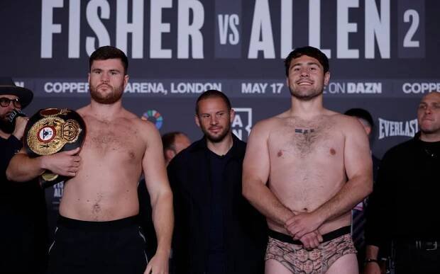 How to watch Fisher vs Allen 2: TV channel and live stream for fight