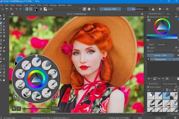 krita interface