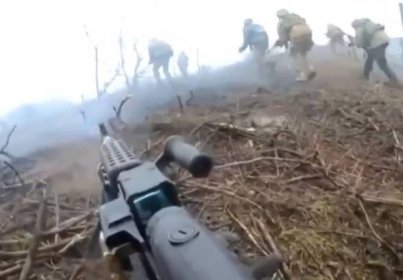 Russian troops are ‘FLEEING Bakhmut’ as video shows Ukrainian soldiers going ‘over the top’ in WW1-style co...