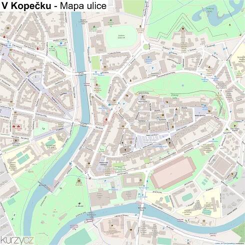 V Kopečku - mapy | Kurzy.cz