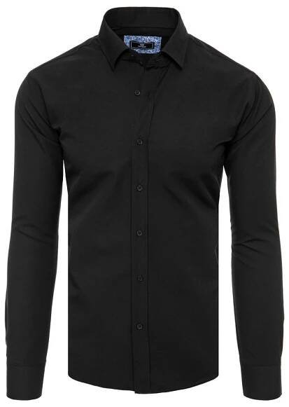 BASIC Tmavě modrá elegantní pánská košile