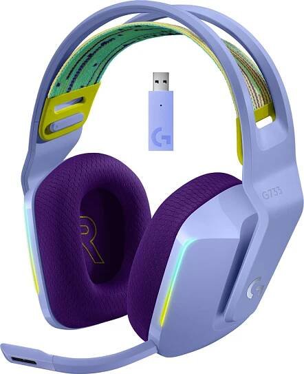 Herní sluchátka Logitech G733 LIGHTSPEED 7.1 LILAC