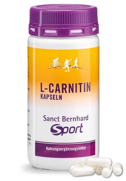 Produktbild von Sanct Bernhard Sport L-Carnitin-Kapseln - Nahrungsergänzung - 180 Stk.