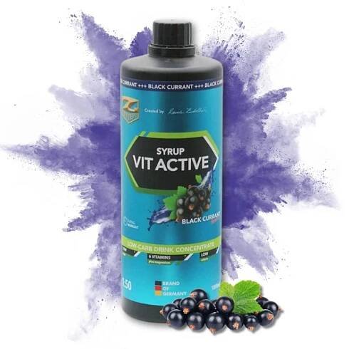 Z-Konzept Vit Active Syrup iontový nápoj rybíz 1L| FITNESSSHOP.CZ