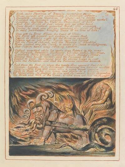 Jeruzalém, talíř 46, od William Blake