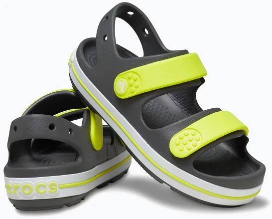 Crocs Dětské sandály Crocband Cruiser Slate Grey C8 24-25 Velikost 24,5