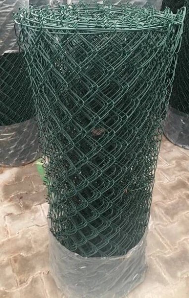 Pletivo PVC 100 cm,s vpleteným napínacím drátem, zelené