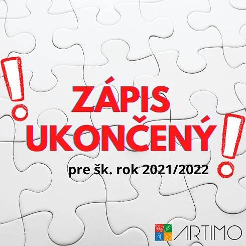 Zápis ukončený - Artimo