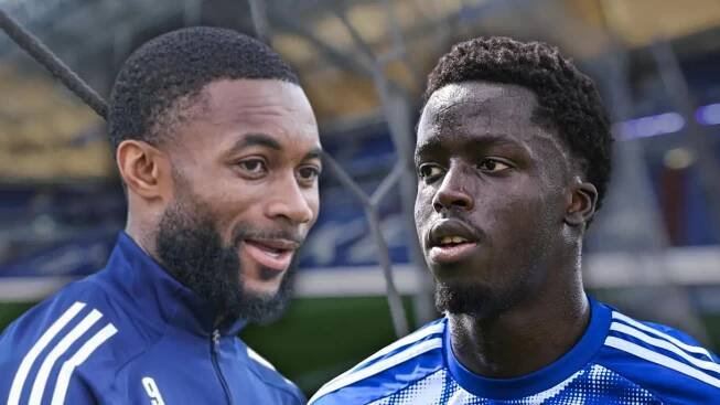 Moussa Sylla (l.) und Christian Gomis.