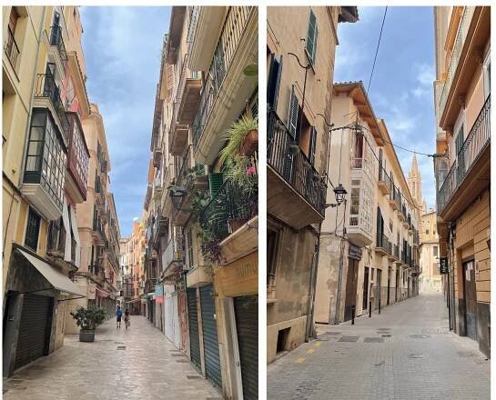 Street scenes in Palma de Mallorca