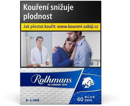 Rothmans S-LINE 40 Demi Blue