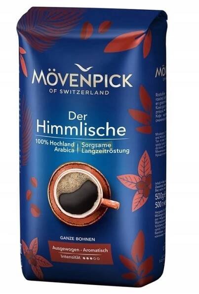 Movenpick Der Himmlische káva zrnková 500g Dovoz z Německa