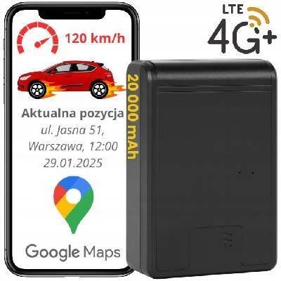GPS LOKÁTOR 4G MINI PRO VOZIDLA KOLA AUTA MAGNET AUTOMOBILU 20000 mAh