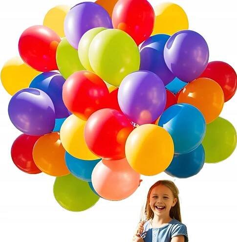 Latexové balónky mix barev 100 kusů 30 cm dekorace na párty