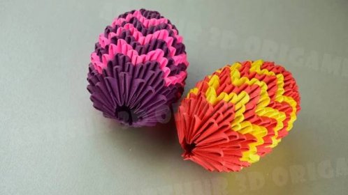 Origami Egg, Easy Origami Flower