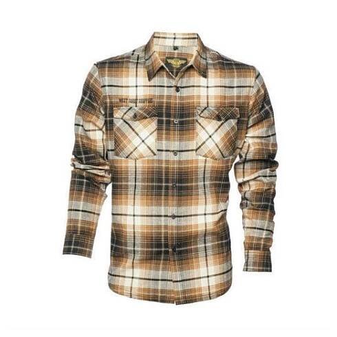 Pánská flanelová košile West Coast Choppers Diablo Brown - LegalShop.cz