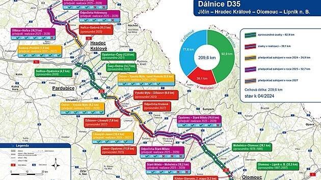 Stát se přiblížil stavbě nejnáročnějšího úseku D35, ministerstvo má poradce - iDNES.cz