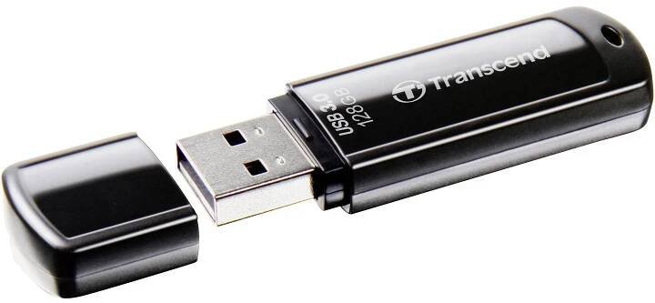 Transcend JetFlash® 700 USB flash disk 128 GB černá TS128GJF700 USB 3.2 (Gen 1x1)