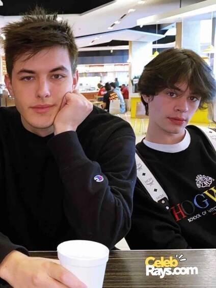 Griffin Johnson with Friend