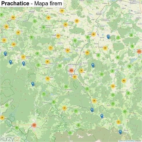 Prachatice - mapy | Kurzy.cz