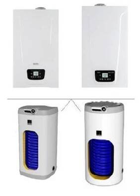 BAXI Sestava Duo-Tec Compact E 1.24 a bojler