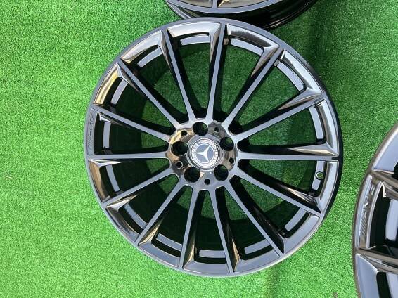 R20 5x112 Original Mercedes AMG S-class W223 - 9J ET34 - A223 401 1500 - Black 