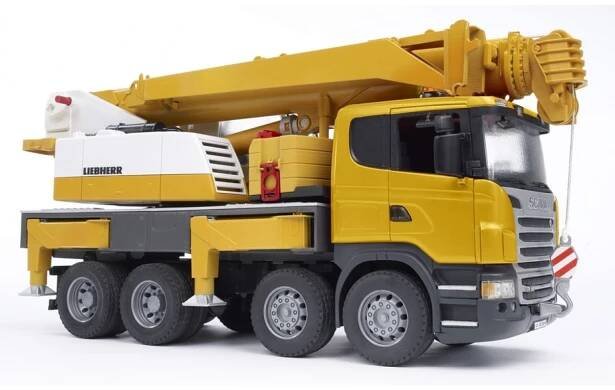 Bruder 03570 Nákladní auto Scania jeřáb Liebherr