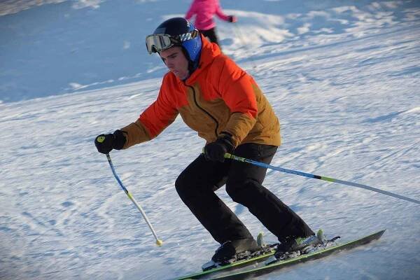Skalka Family Park, ski areál, lyžování, lyžaři, Vřesina, 3. 1. 2025