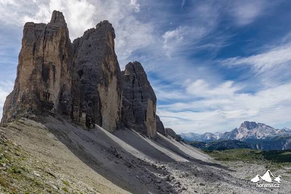 Ikonické dolomitské věže Tre Cime di Lavaredo ze všech světových stran | Horama