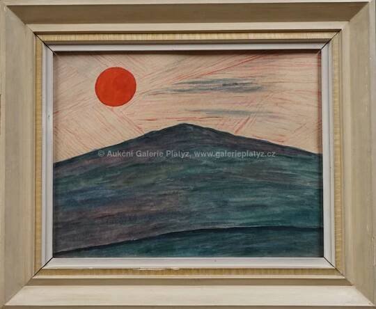 Jaroslav Kafka - Slunce - Aukční Galerie Platýz