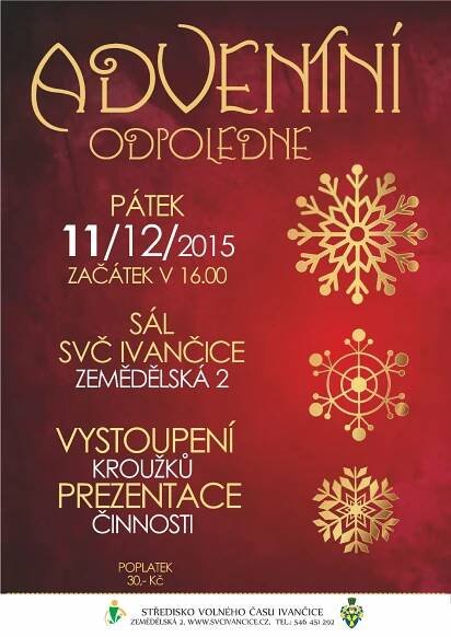 Adventní odpoledne – Ivančice 11.12.2015 • RegionIvančicko.cz