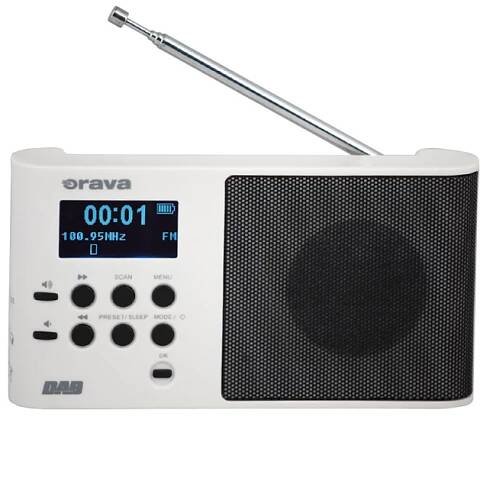 Digitální DAB/FM přenosné rádio